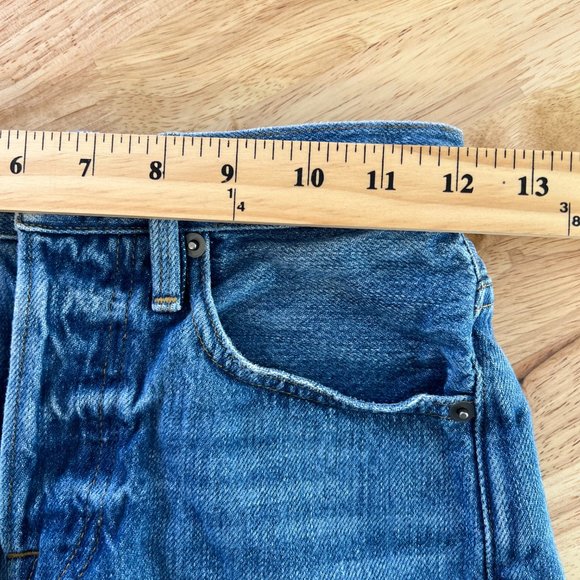 Frame Heritage Le Vintage Short Size 23 Cut Offs Button Fly Distressed Denim - Picture 10 of 13